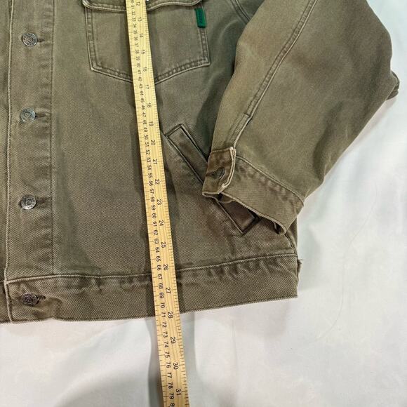 Guess USA American Tradition Mens Jeans Jacket Size X-Large Color Brown - Picture 4 of 6